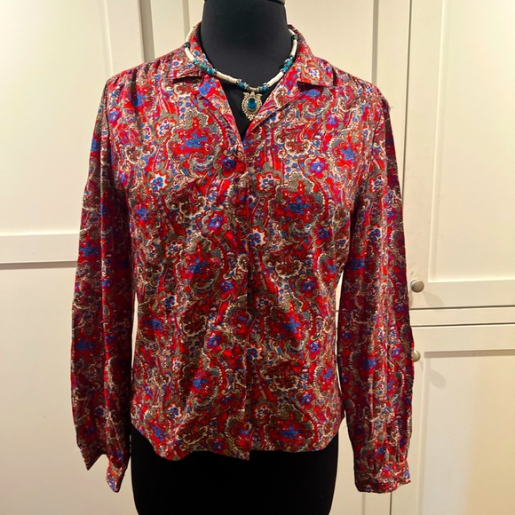 Paisley button up - Picture 1 of 3